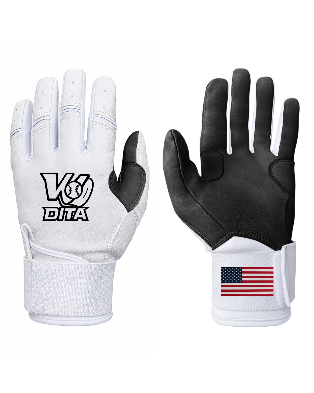 [PRE-ORDER] Wodita Batting Glove - Black & White